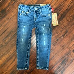 NWT True Religion Destroyed Skinny Jeans for Boys  3T